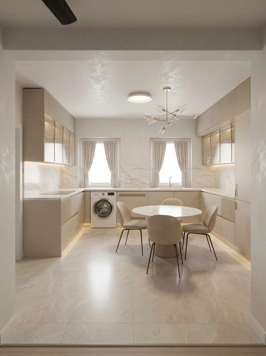 Kitchen interior in no_style style — photo by GenRoom AI