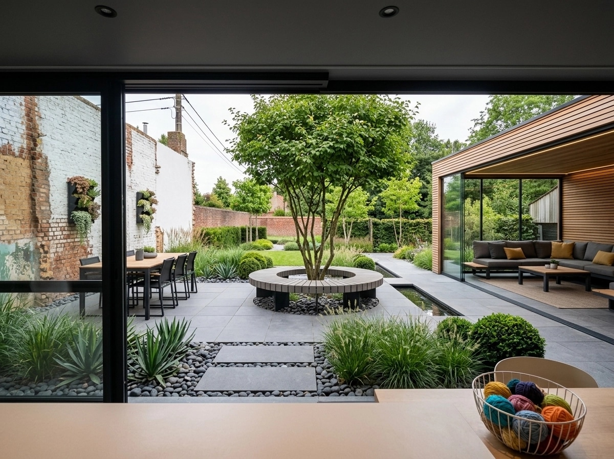 Contemporary Yard Yard design — yard photo by GenRoom AI