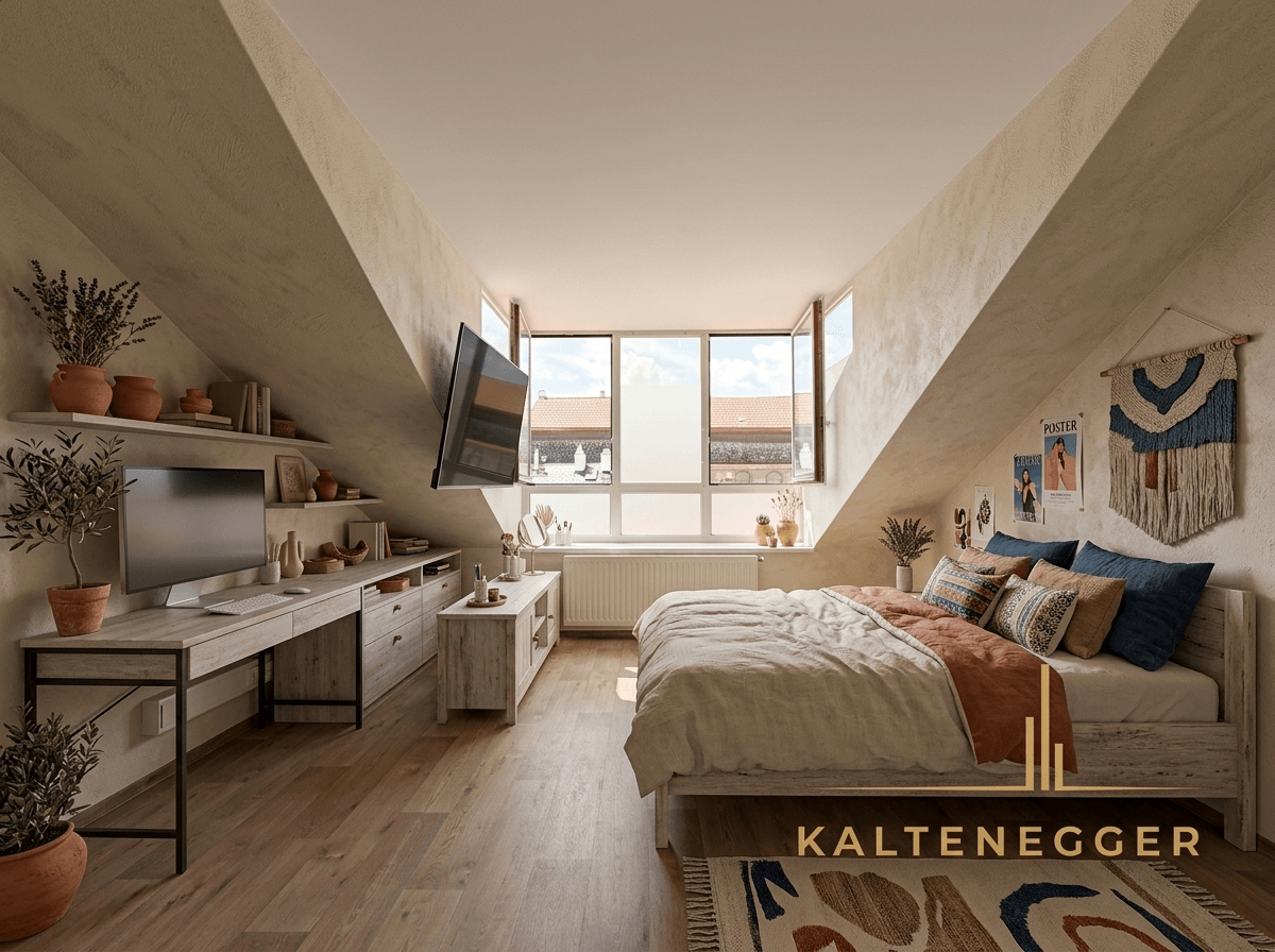 Mediterranean Bedroom design — interior photo by GenRoom AI