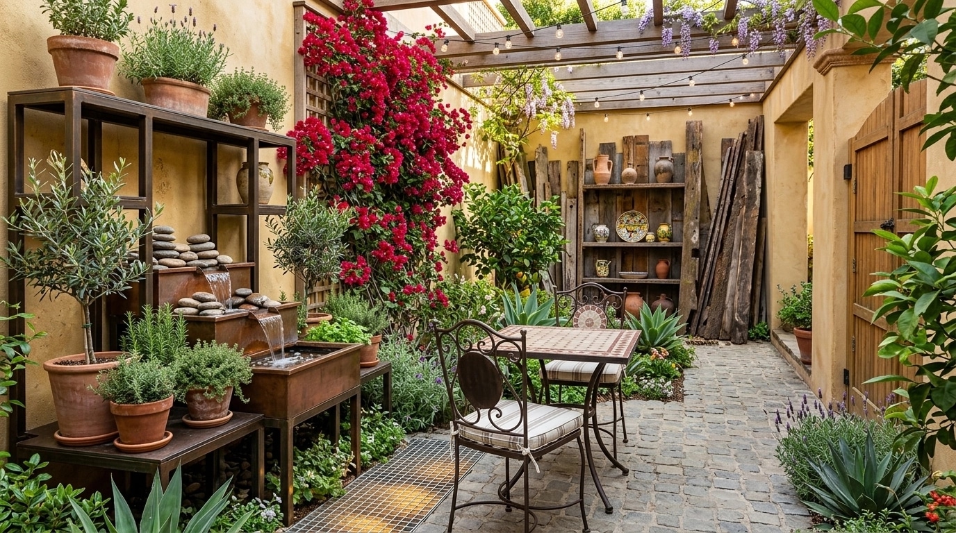 Mediterranean Yard Yard design — yard photo by GenRoom AI