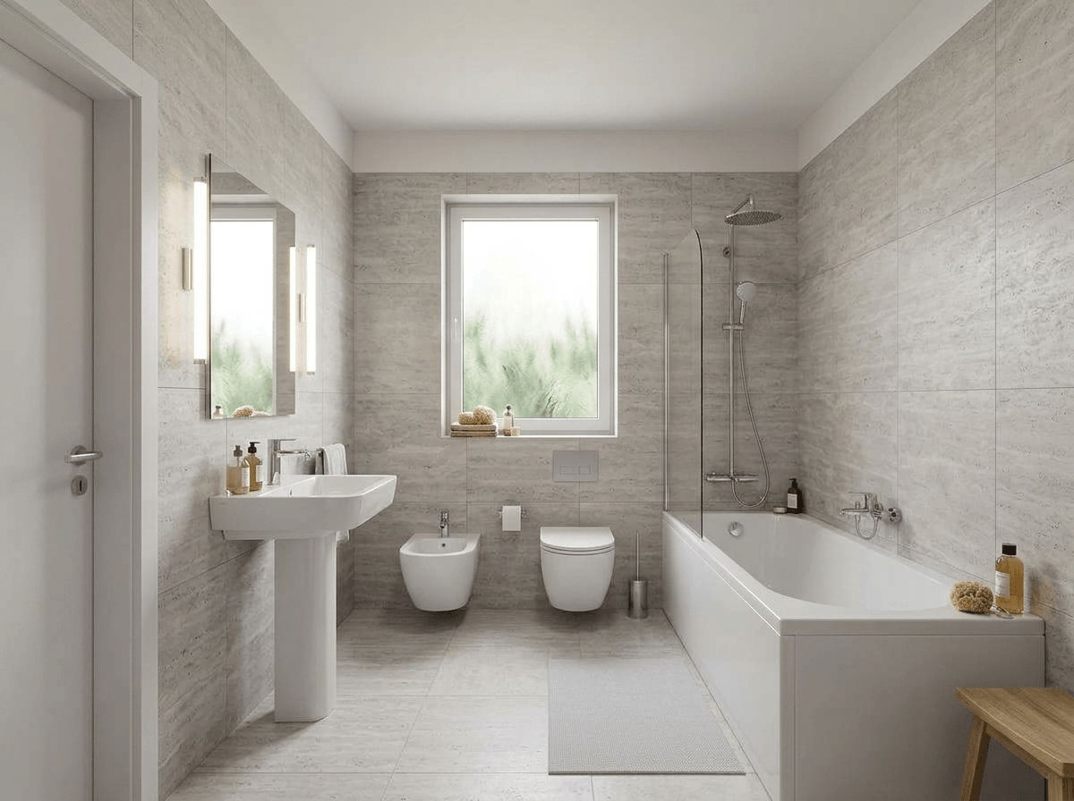 Bathroom interior in no_style style — photo by GenRoom AI