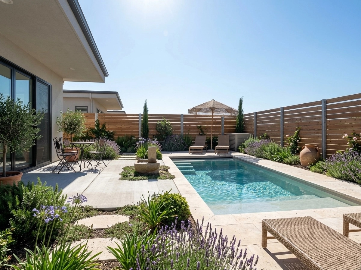 Design paisagístico em estilo Provence Garden — Jardim por GenRoom AI
