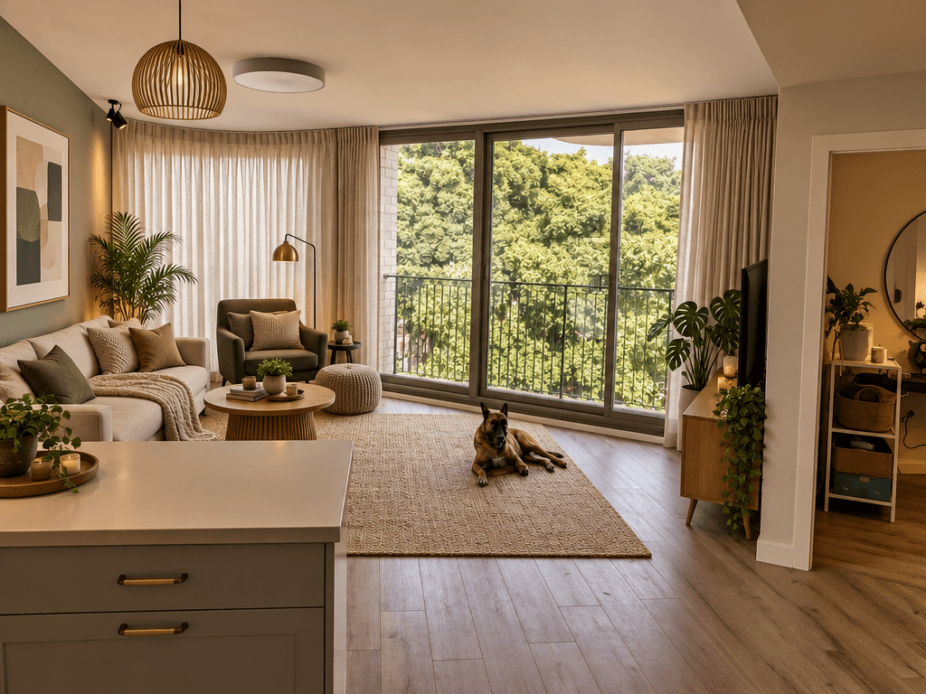 Scandinavian Sala de Estar design — interior photo by GenRoom AI