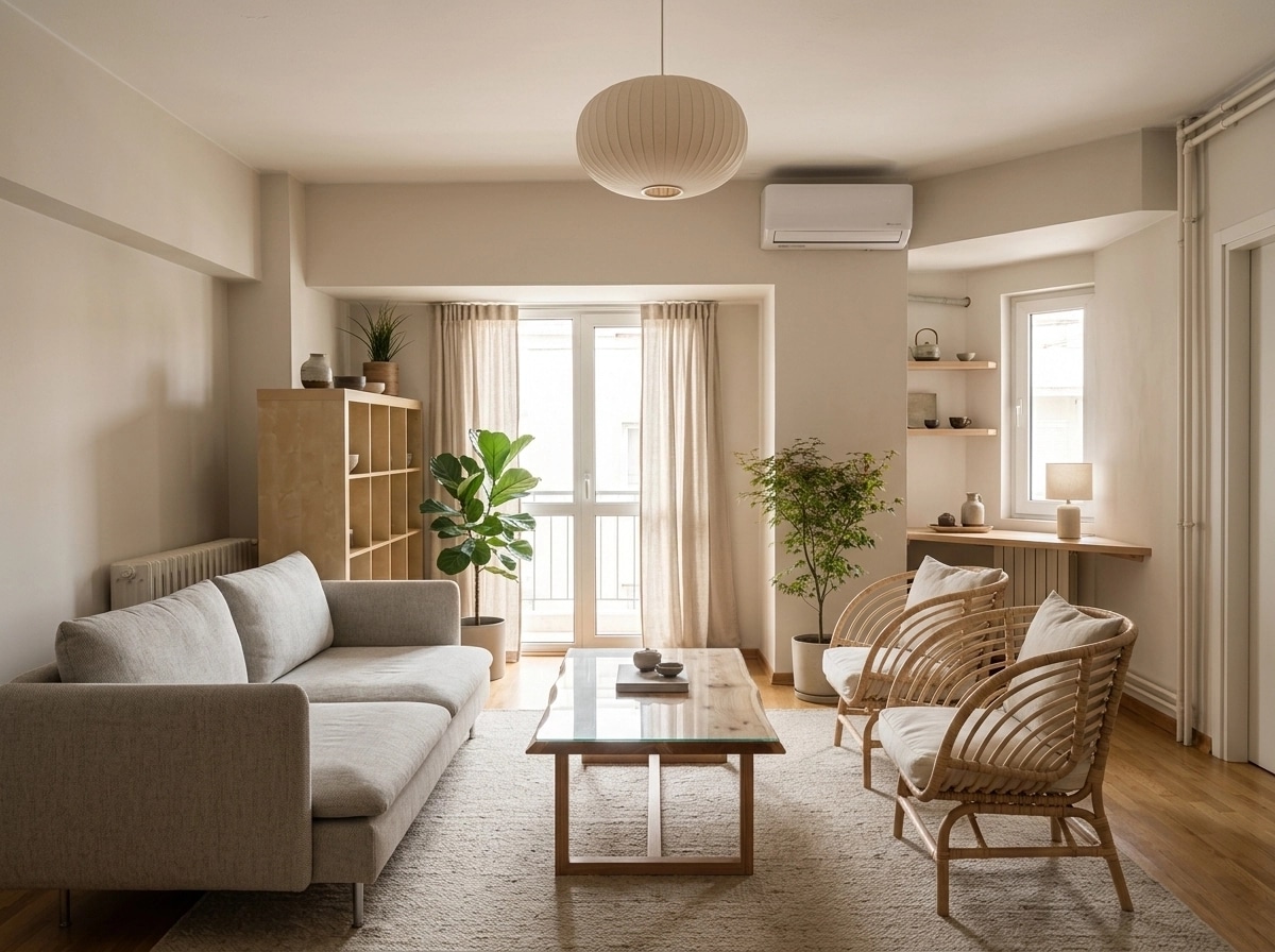 Scandinavian Living Room design — interior photo by GenRoom AI