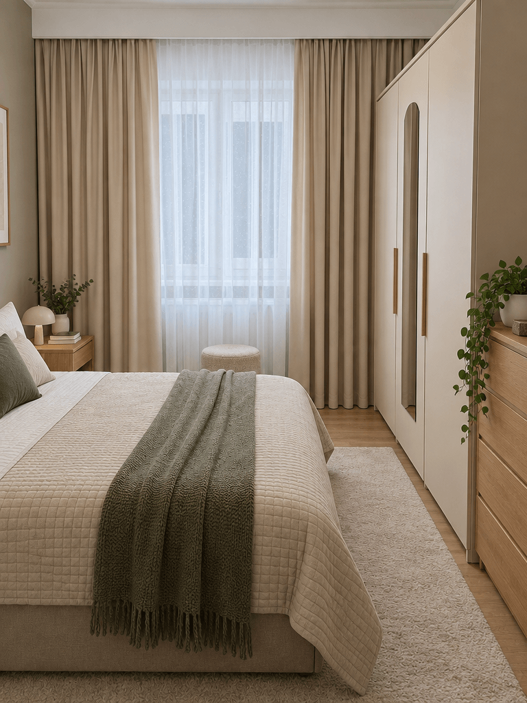 Minimalism Bedroom design — interior photo by GenRoom AI