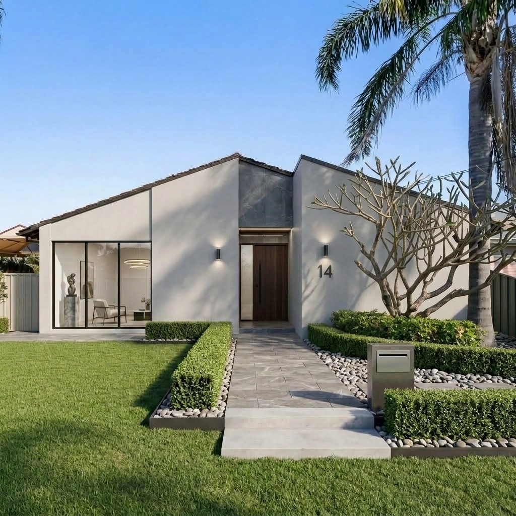 Facade design in Contemporary Facade style — Facade by GenRoom AI