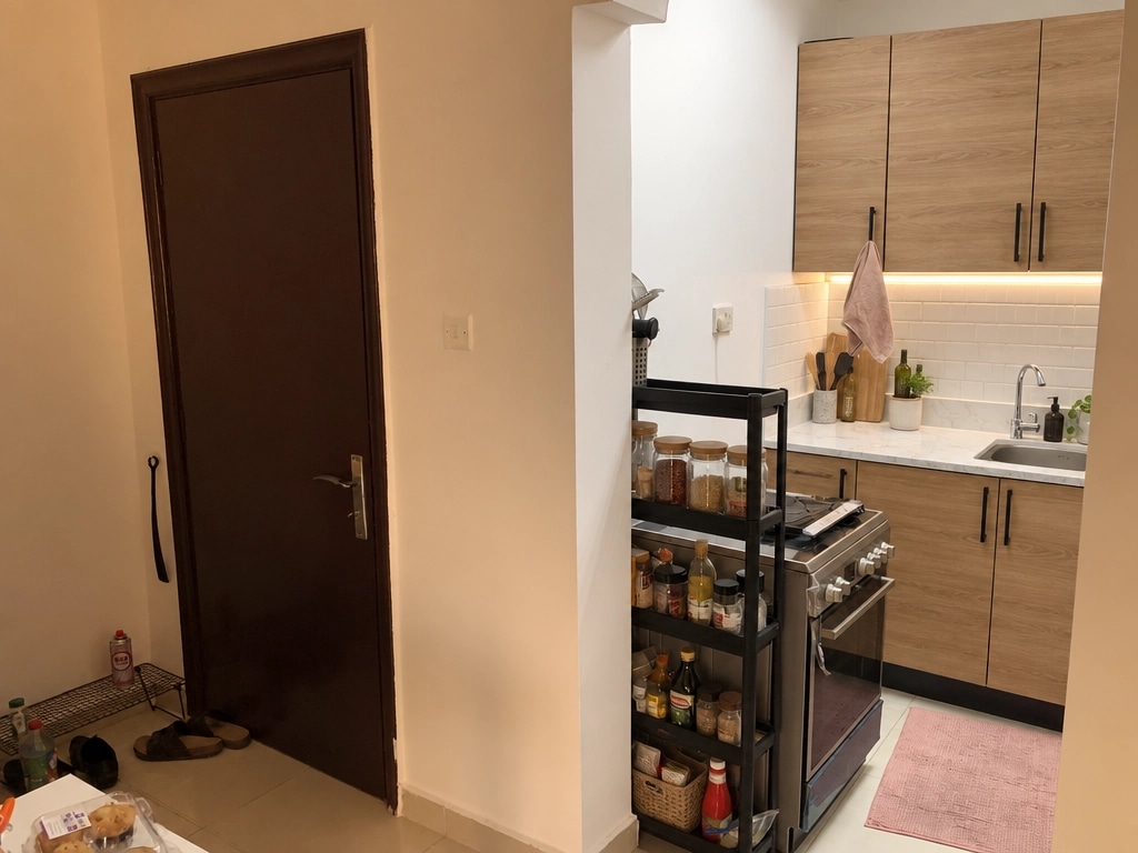 Kitchen interior in no_style style — photo by GenRoom AI