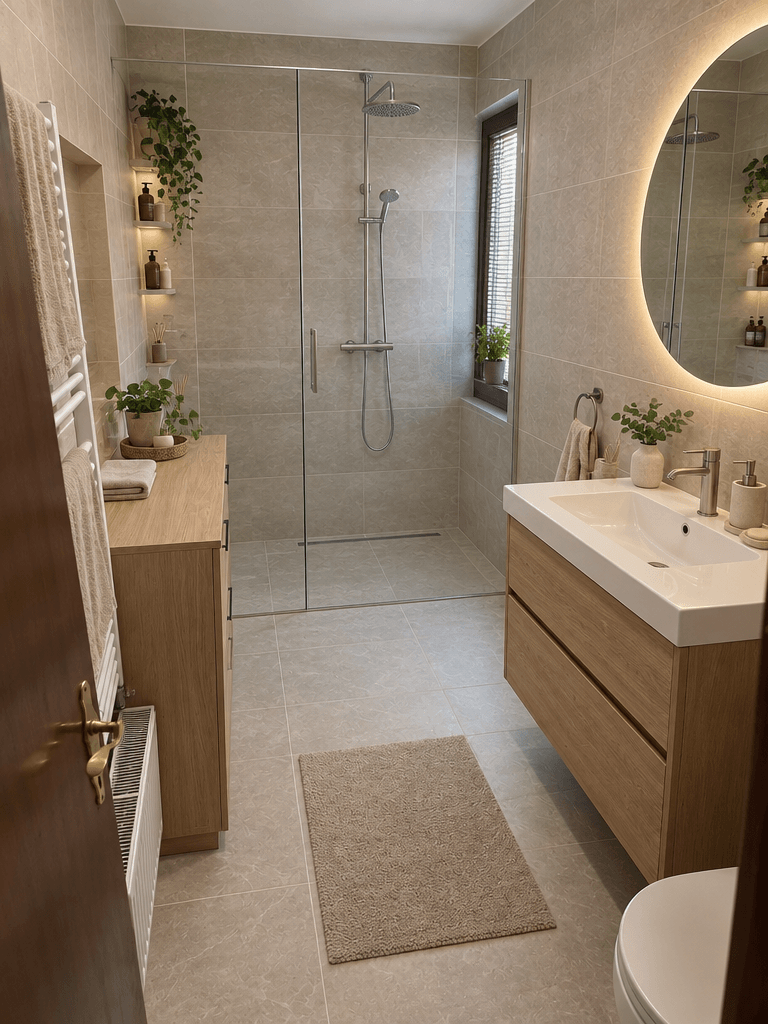 Bathroom interior in no_style style — photo by GenRoom AI