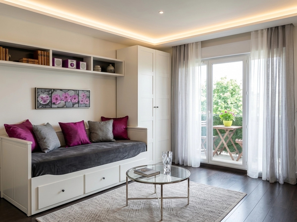 Interior design in Transitional style — Living Room by GenRoom AI