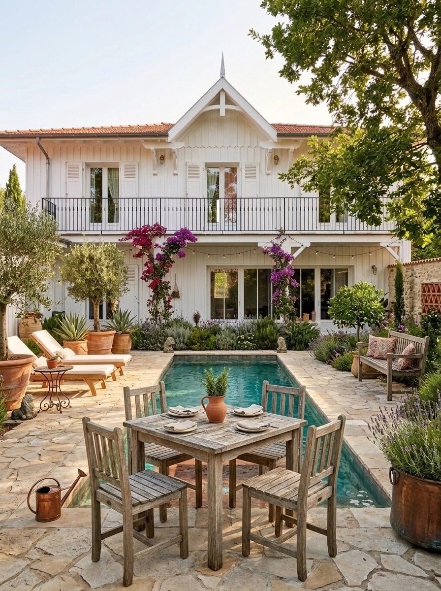 Mediterranean Yard Yard design — yard photo by GenRoom AI