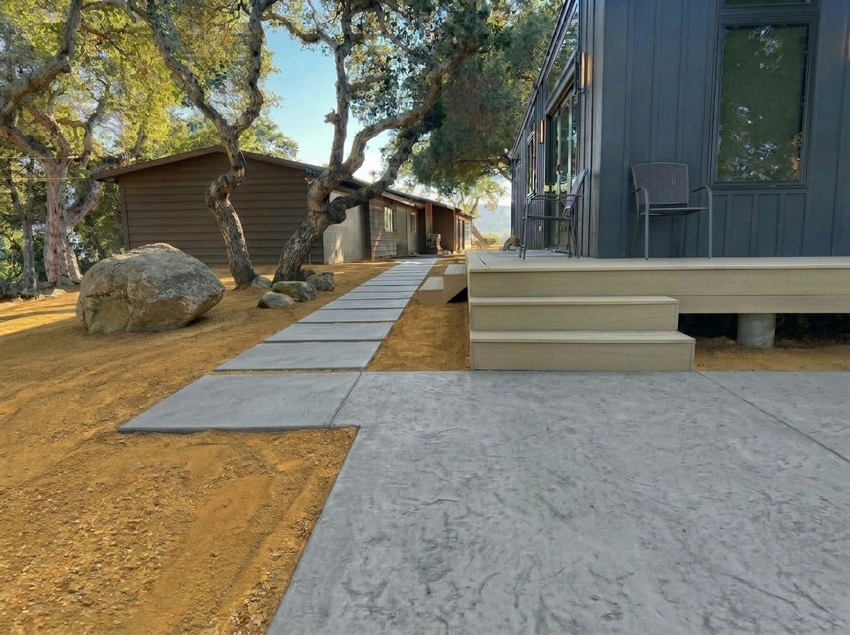 Yard design in no_style style — photo by GenRoom AI