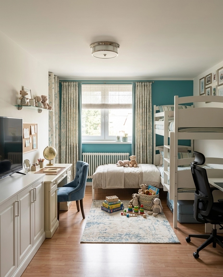 Interior design in Transitional style — Kids Room by GenRoom AI