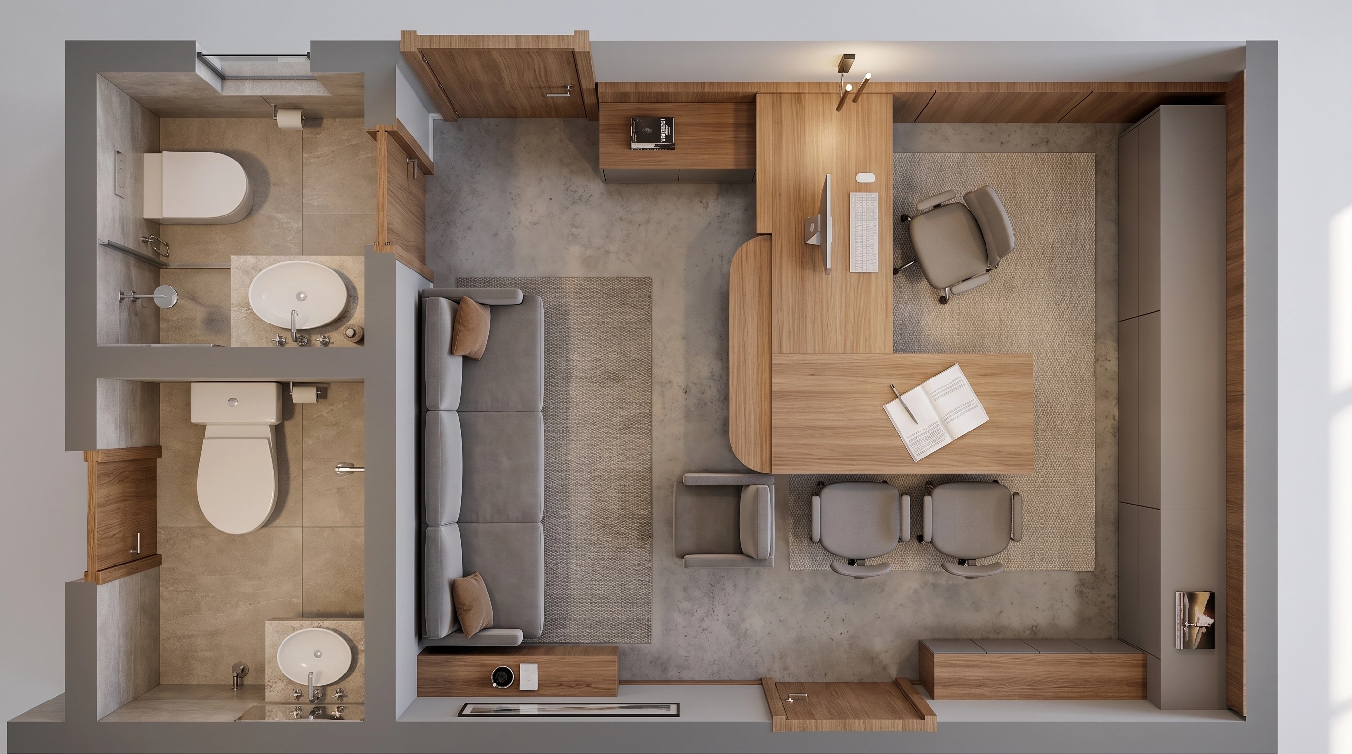 Interior design in Contemporary style — Living Room by GenRoom AI