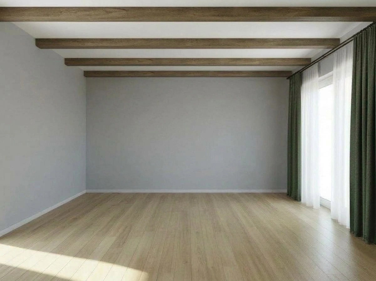 Rustic Living Room design — interior photo by GenRoom AI