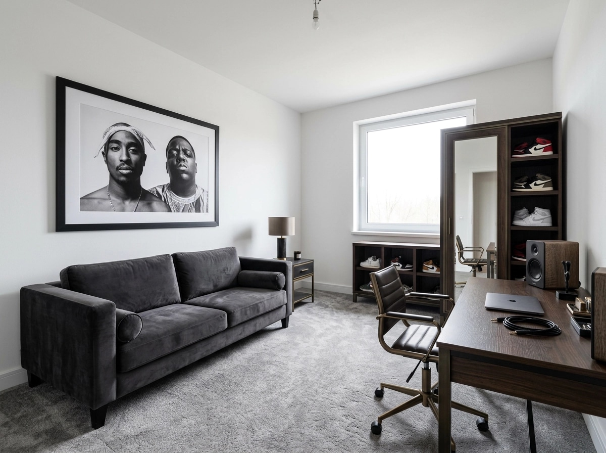 Interior design in Transitional style — Bedroom by GenRoom AI