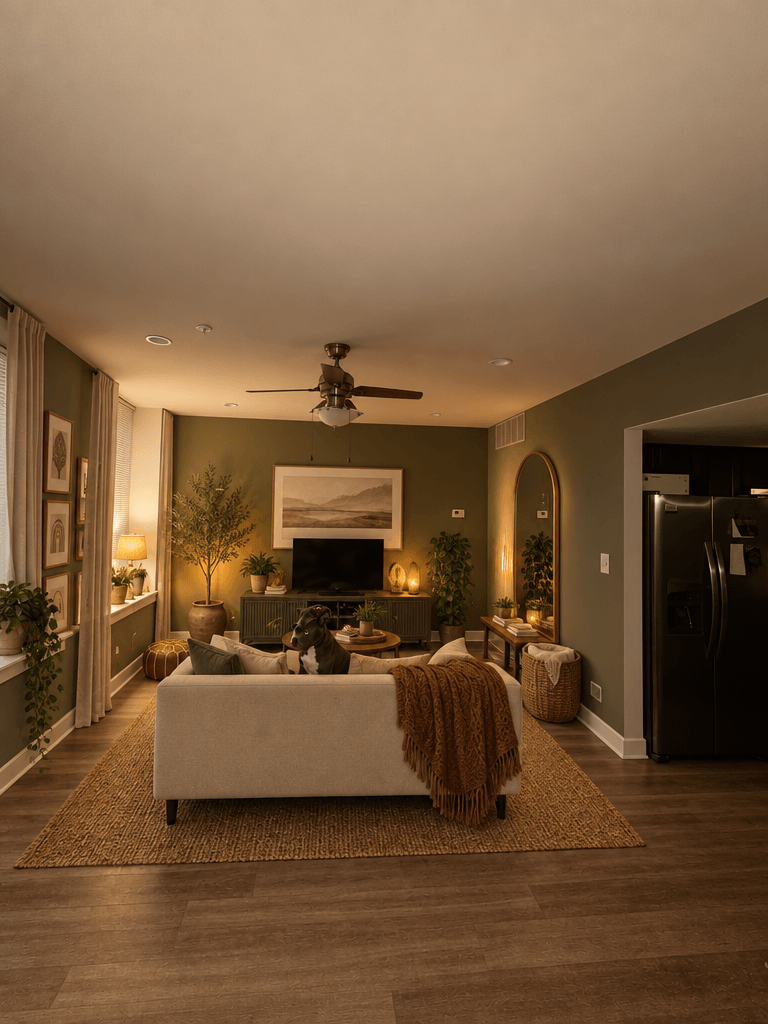 Interior design in Contemporary style — Living Room by GenRoom AI