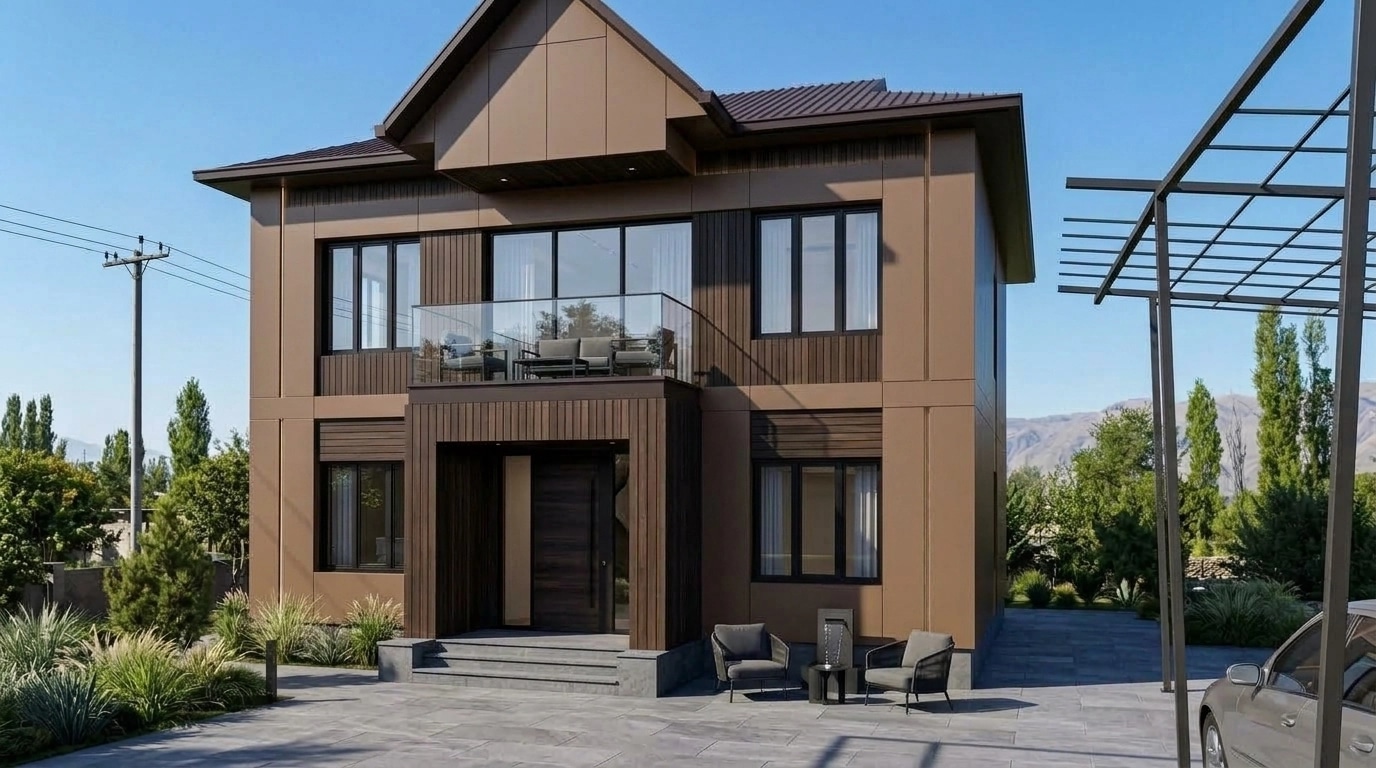 Facade design in Contemporary Facade style — Facade by GenRoom AI