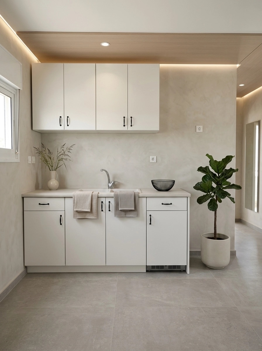 Minimalism Kitchen design — interior photo by GenRoom AI