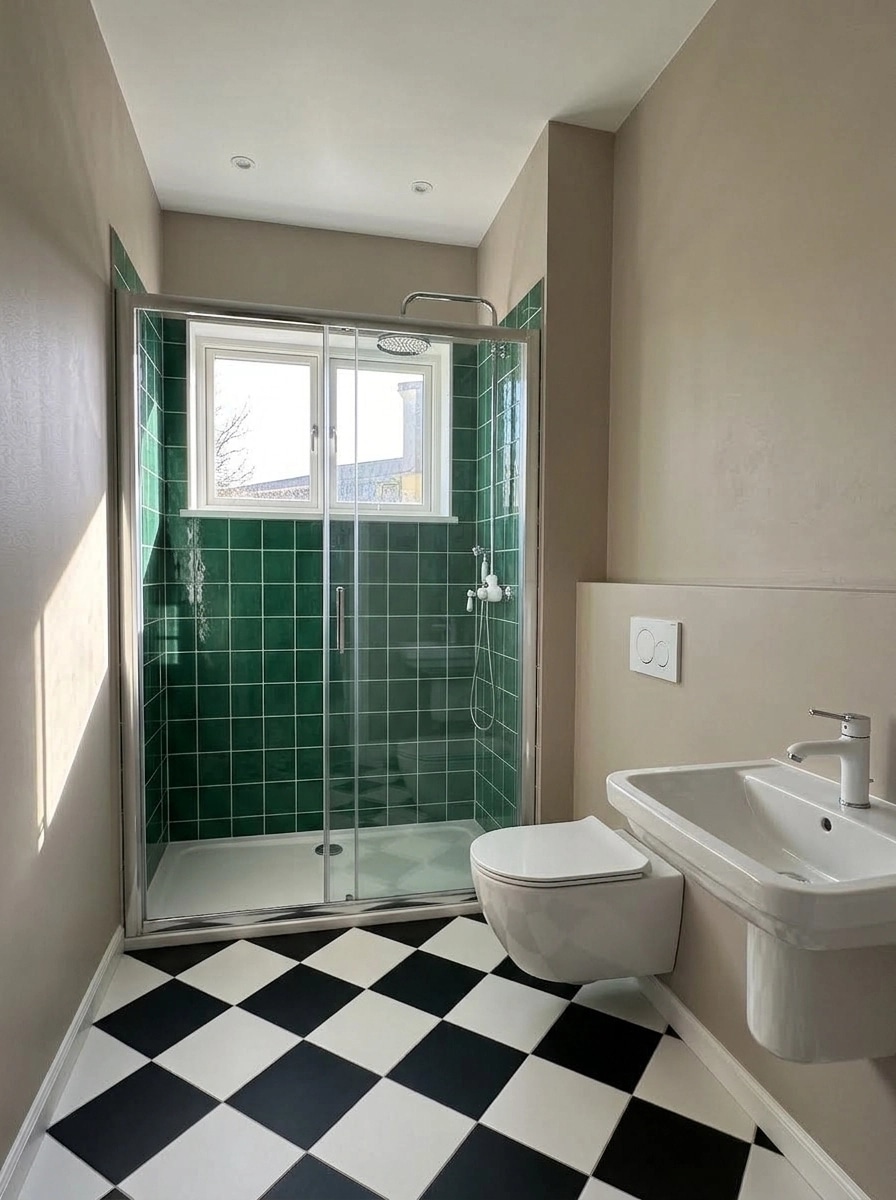 Bathroom interior in no_style style — photo by GenRoom AI