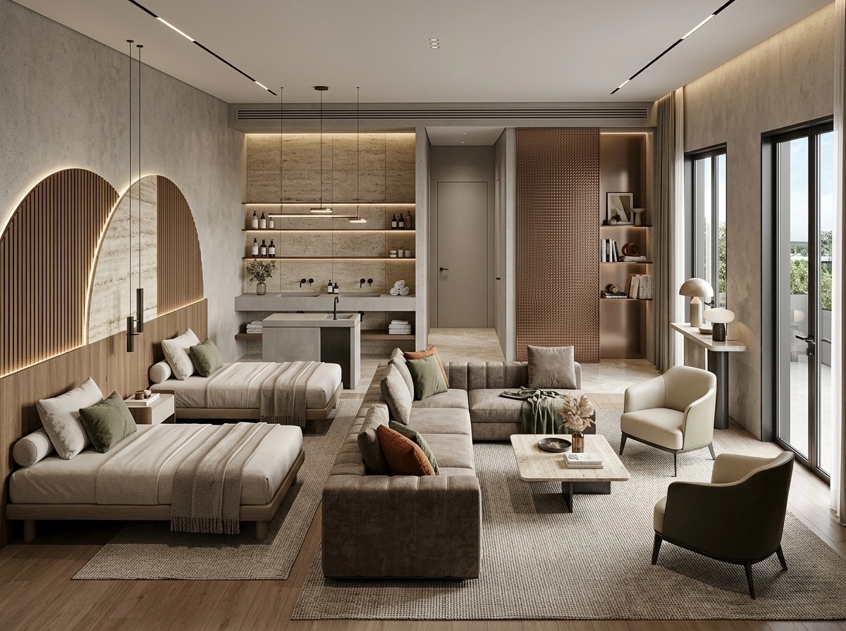 Interior design in Contemporary style — Living Room by GenRoom AI