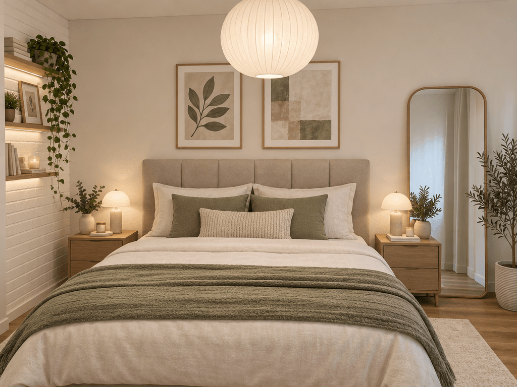 Contemporary Bedroom design — interior photo by GenRoom AI