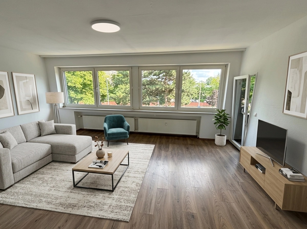Interior design in Contemporary style — Living Room by GenRoom AI