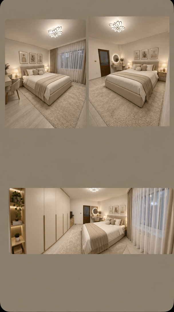 Minimalism Bedroom design — interior photo by GenRoom AI