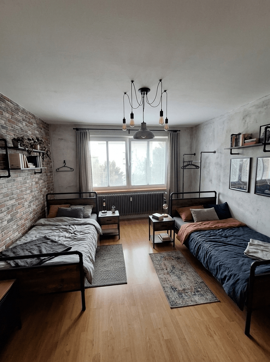 Office interior in Loft / Industrial style — photo by GenRoom AI