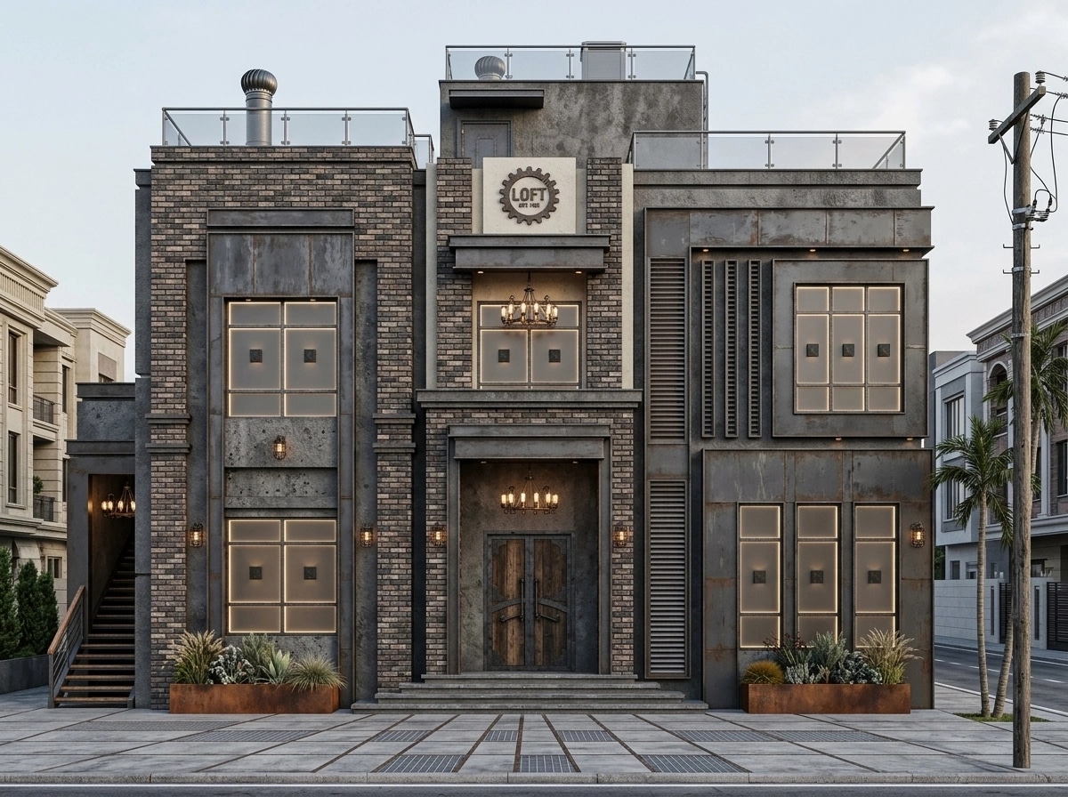 Facade design in Loft Facade style — Facade by GenRoom AI