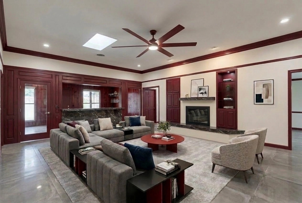 Interior design in Contemporary style — Living Room by GenRoom AI