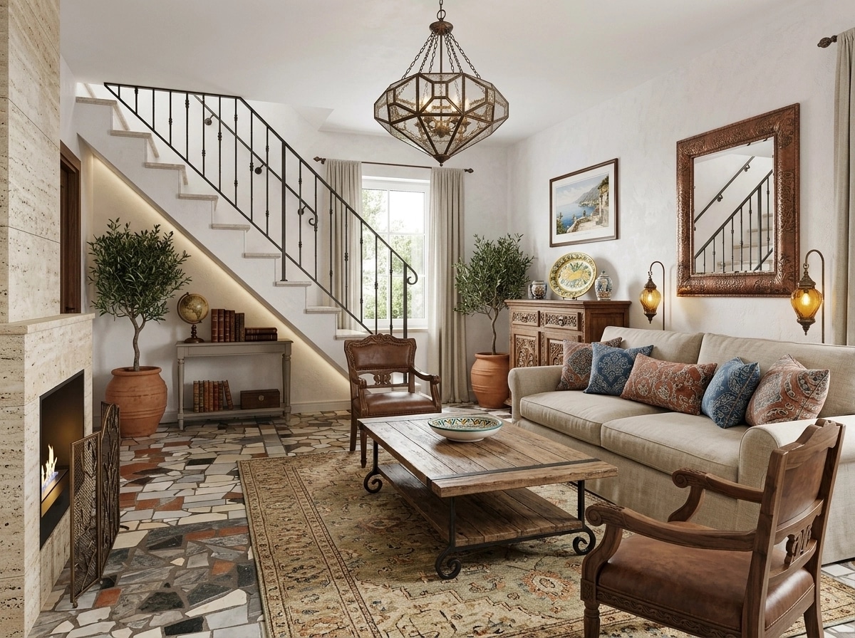 Interior design in Mediterranean style — Living Room by GenRoom AI