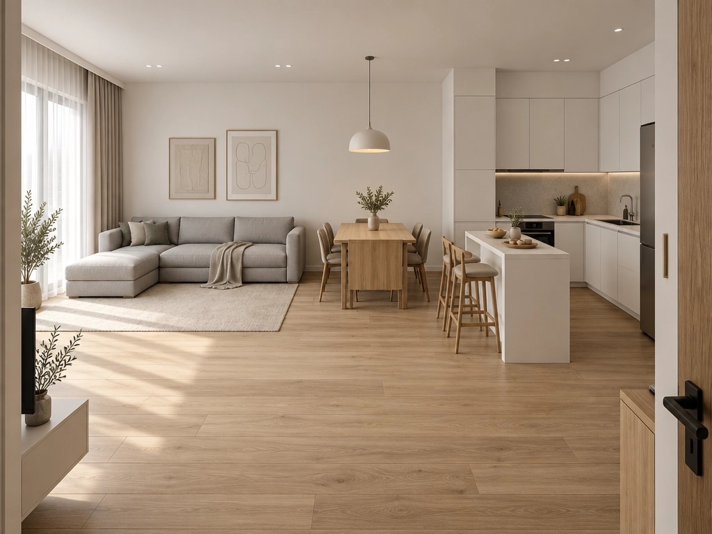 Minimalism Living Room design — interior photo by GenRoom AI