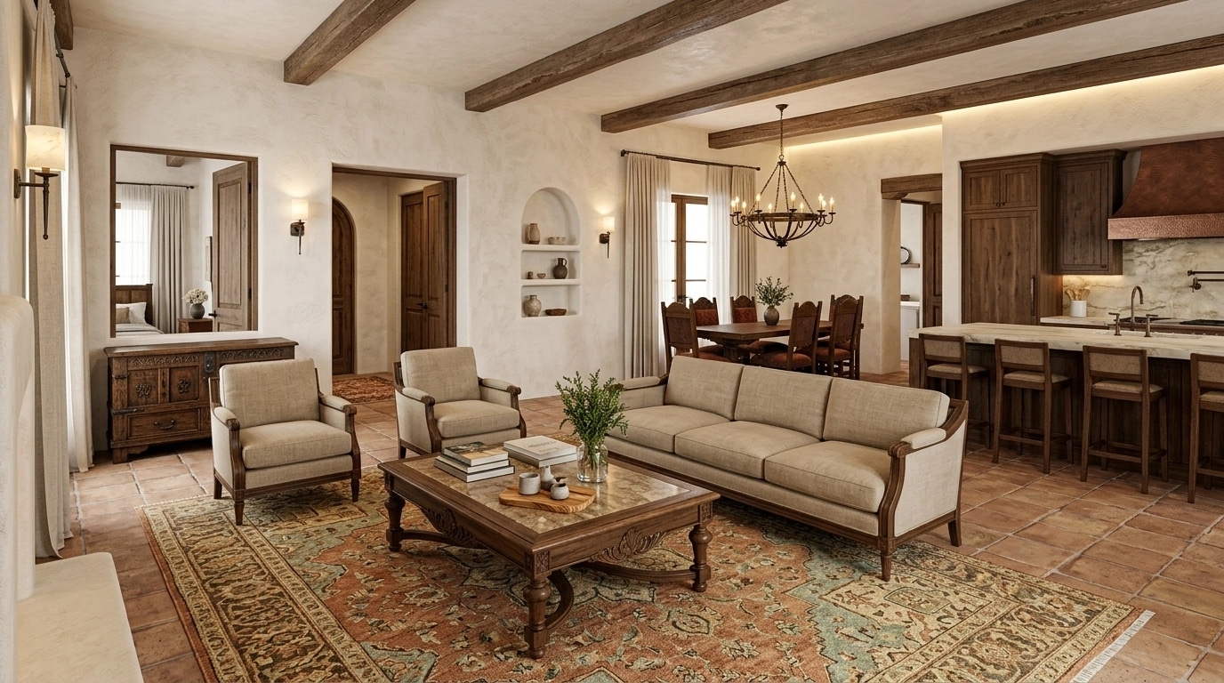 Interior design in Mediterranean style — Living Room by GenRoom AI