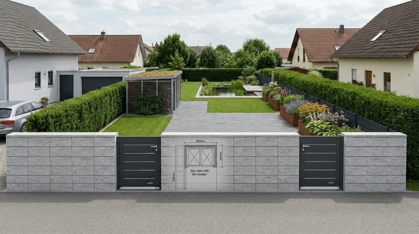 Yard design in no_style style — photo by GenRoom AI