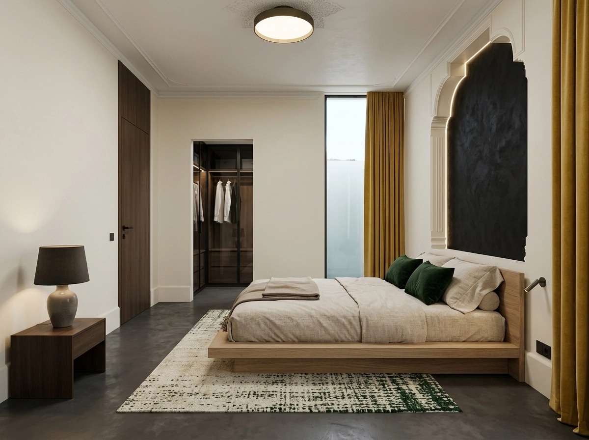 Minimalism Bedroom design — interior photo by GenRoom AI