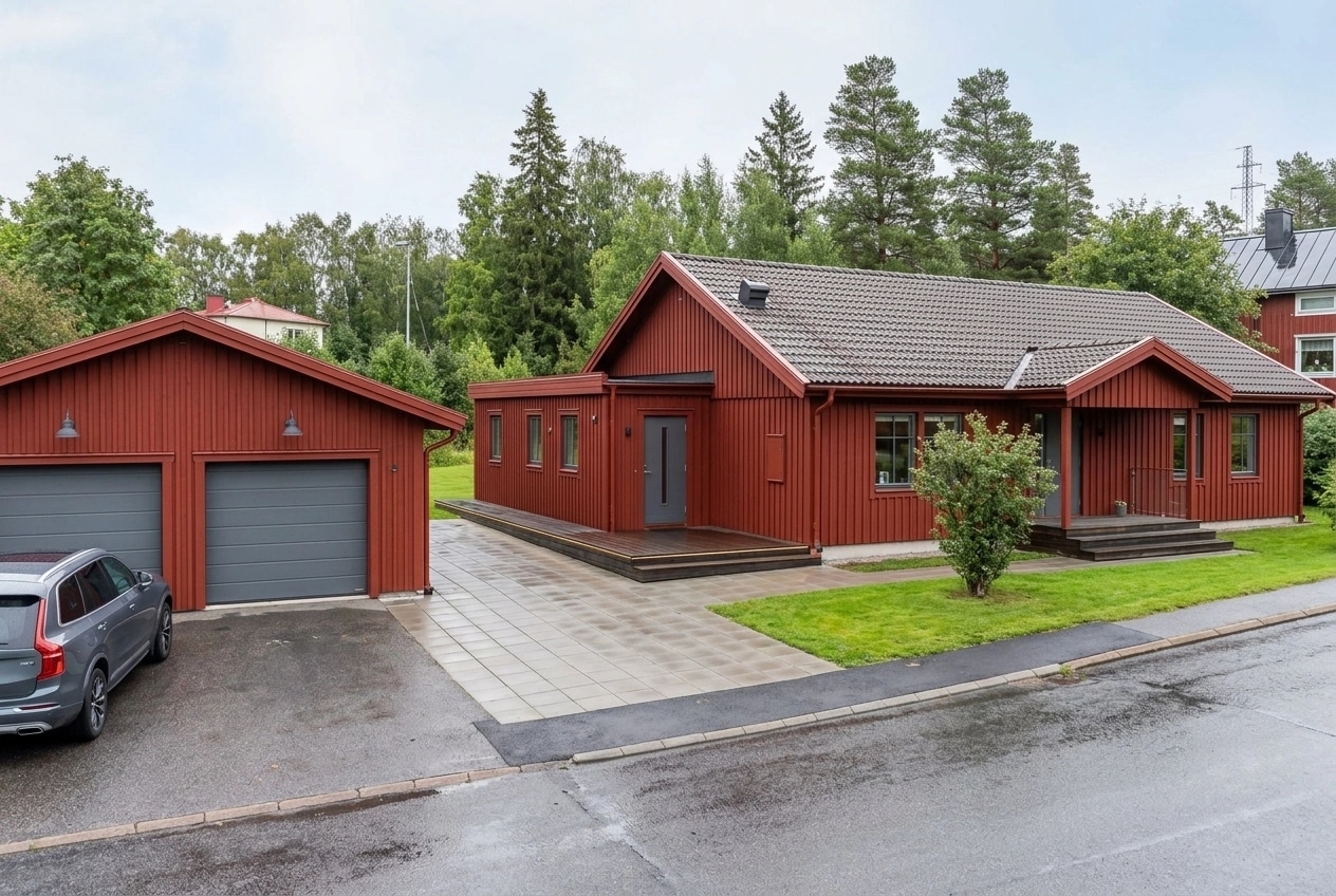 Scandinavian Facade Facade design — facade photo by GenRoom AI