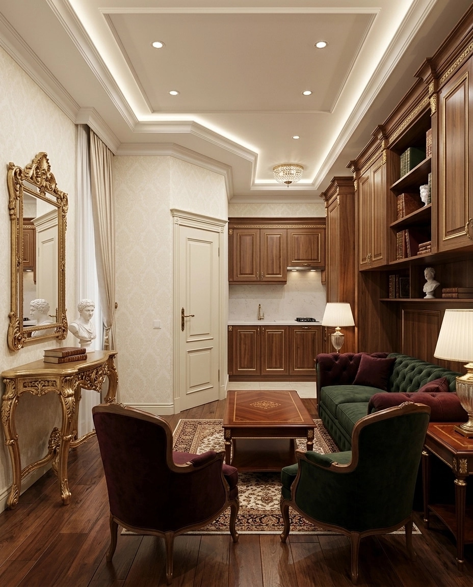 Interior design in Classic style — Living Room by GenRoom AI