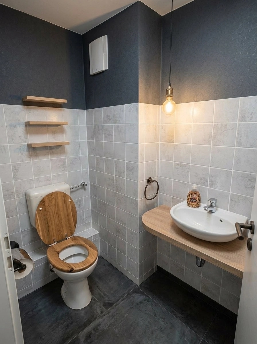 Интерьер дизайны Loft / Industrial стилінде — GenRoom AI жасаған other