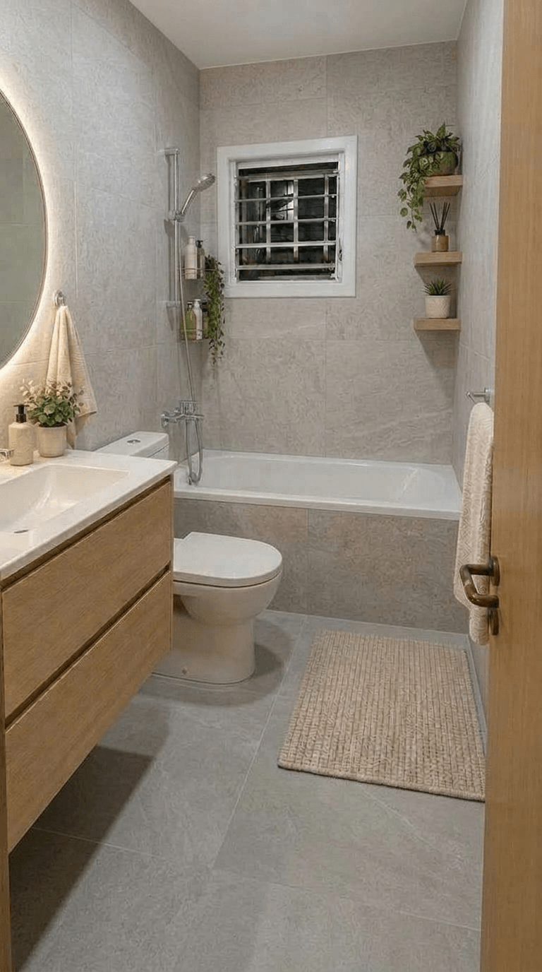 Bathroom interior in no_style style — photo by GenRoom AI