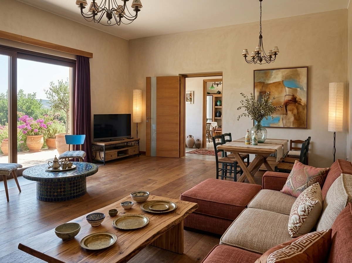 Interior design in Mediterranean style — Living Room by GenRoom AI
