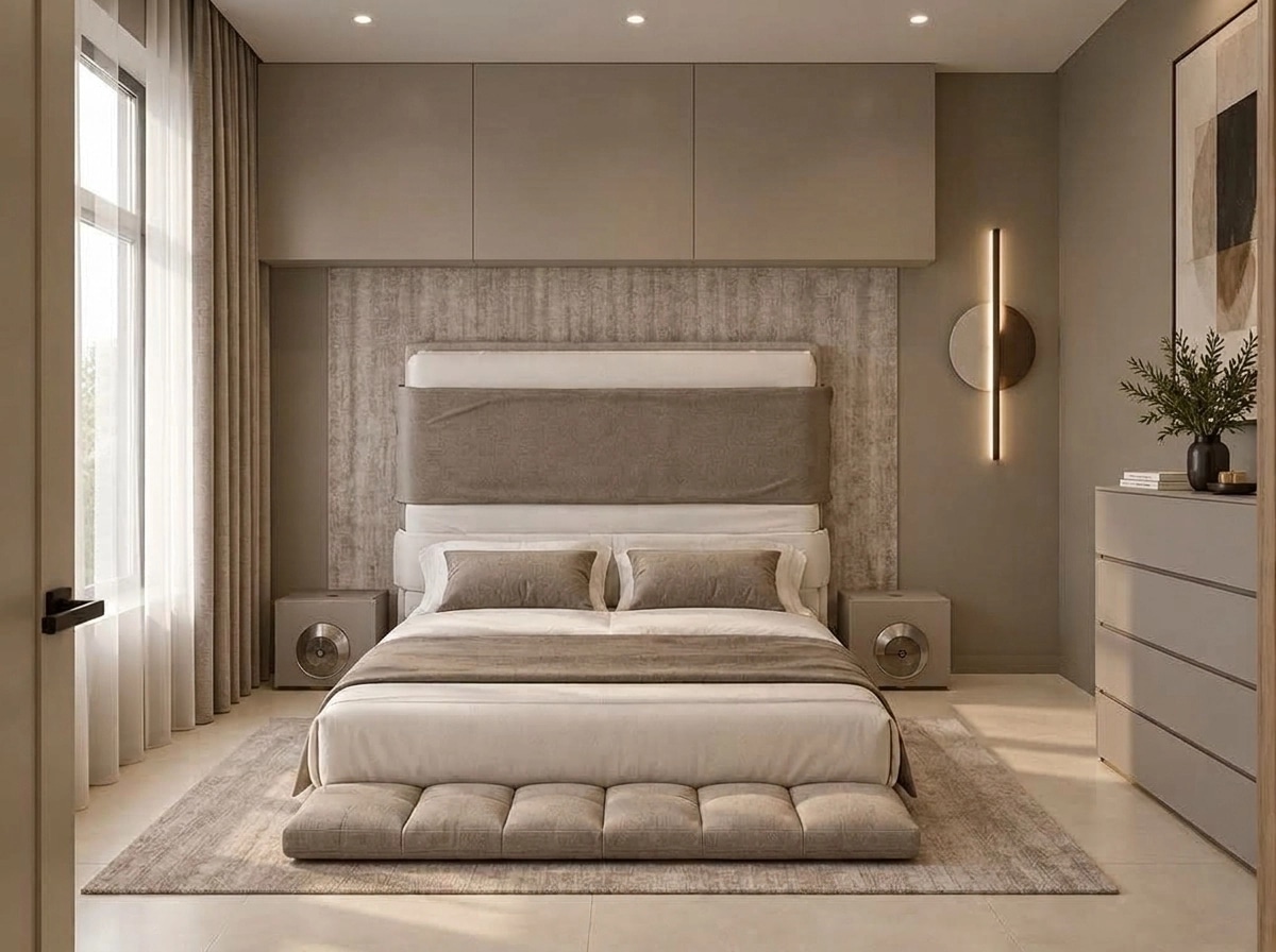 Interior design in Contemporary style — Bedroom by GenRoom AI