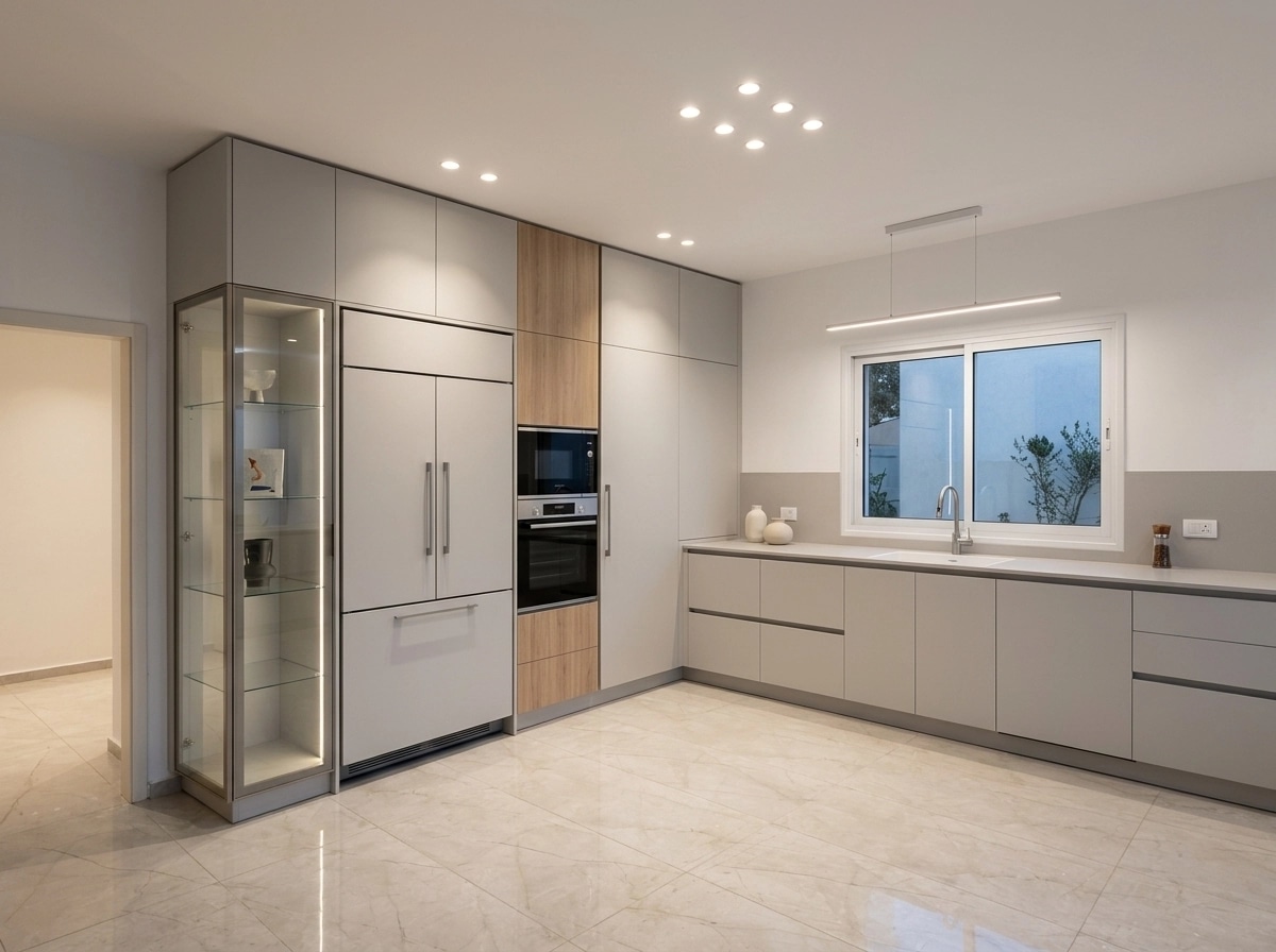 Minimalism Kitchen design — interior photo by GenRoom AI