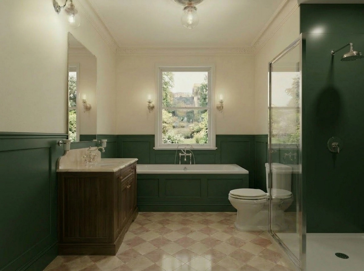 Classic Bathroom design — interior photo by GenRoom AI