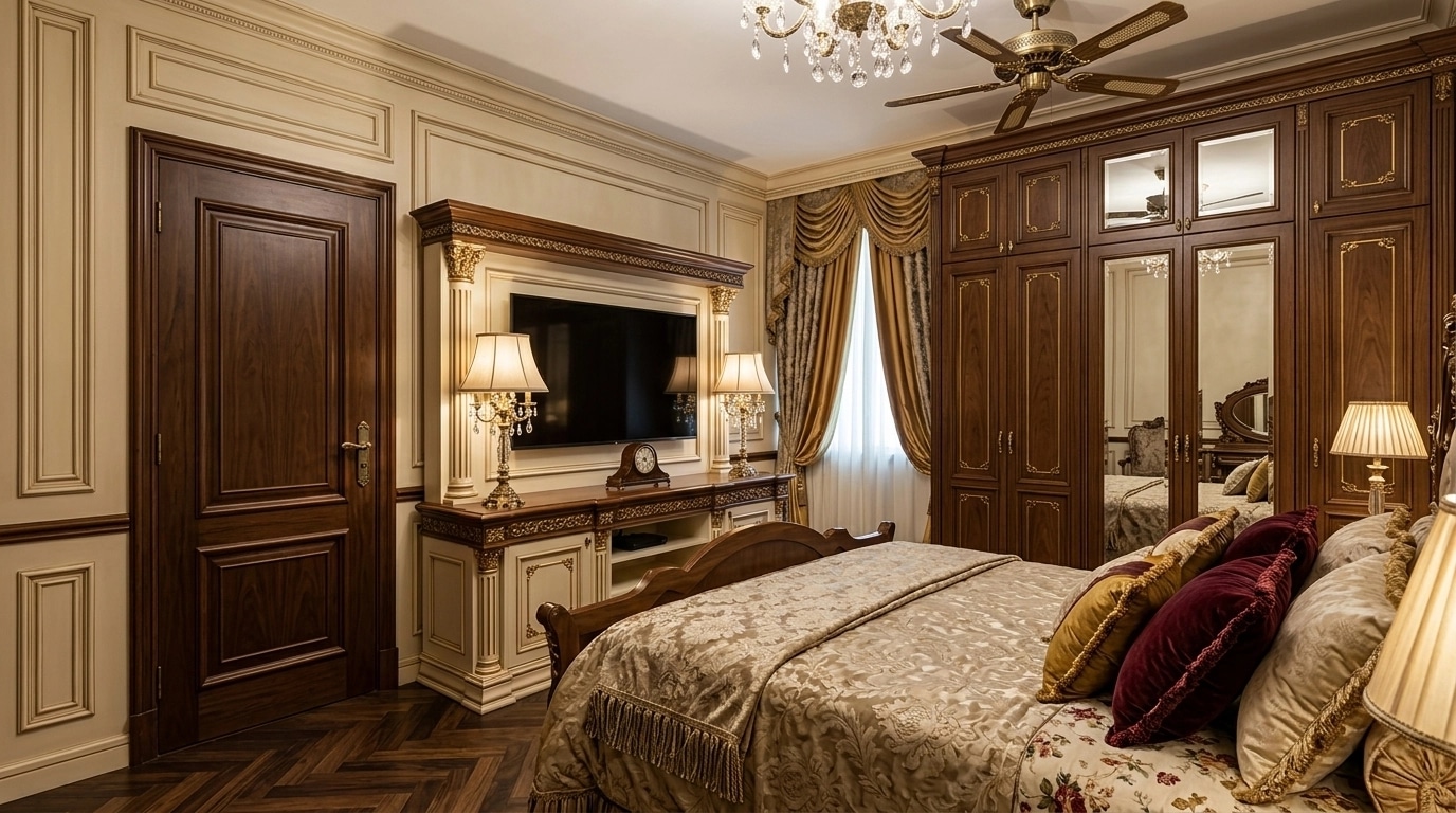 Interior design in Classic style — Bedroom by GenRoom AI