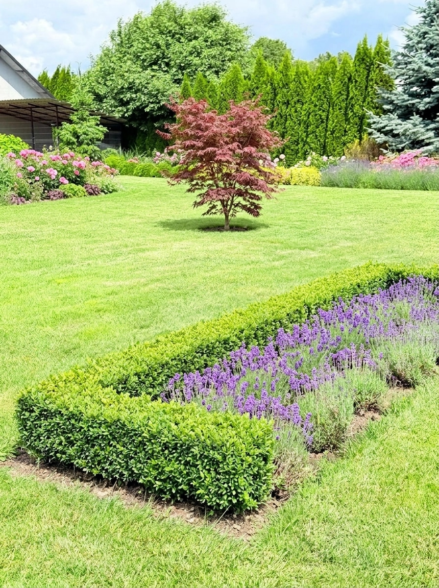 Yard design in no_style style — photo by GenRoom AI