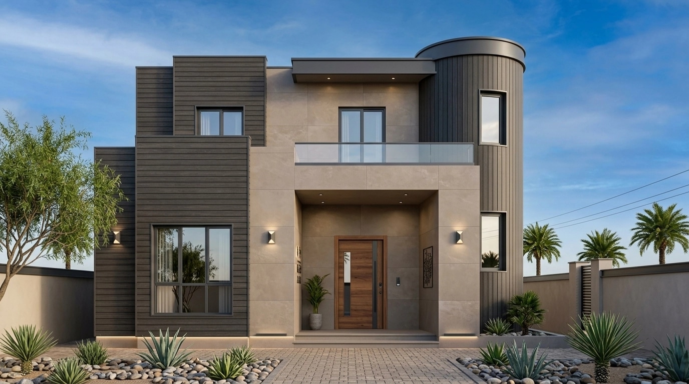 Contemporary Facade Facade design — facade photo by GenRoom AI