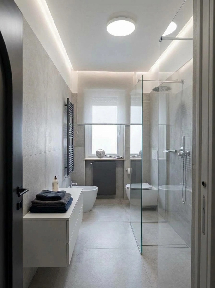 Bathroom interior in no_style style — photo by GenRoom AI