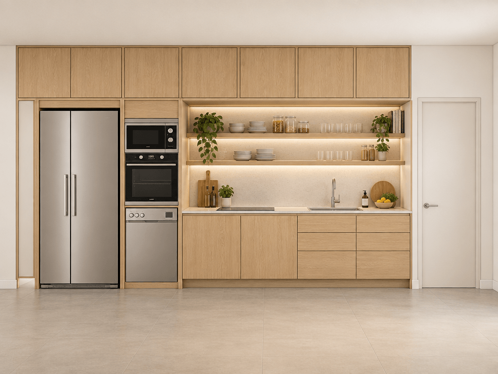 Kitchen interior in no_style style — photo by GenRoom AI