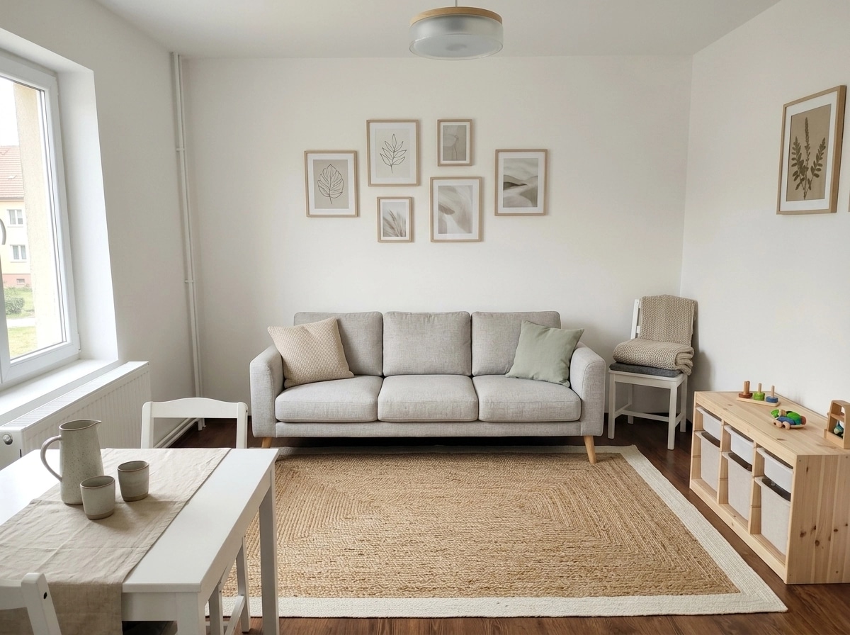 Scandinavian Living Room design — interior photo by GenRoom AI