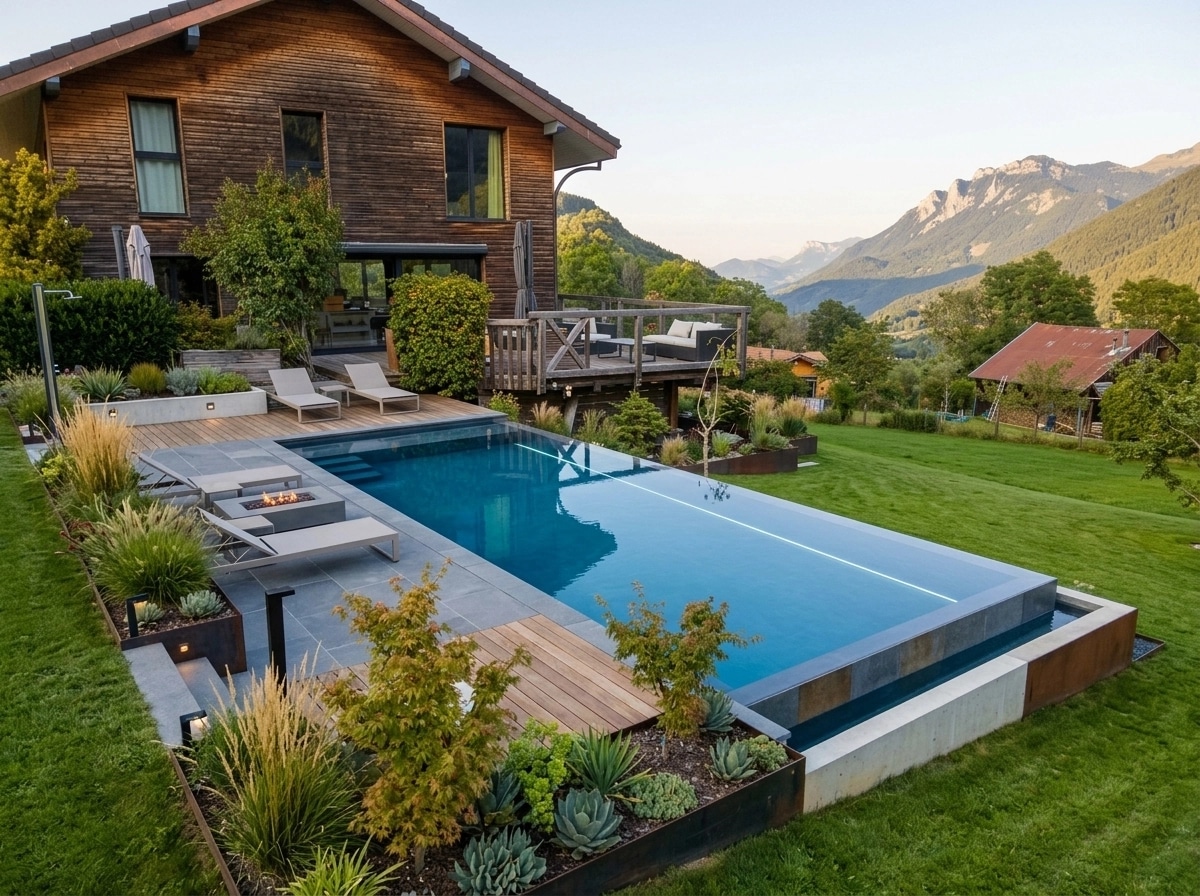 Contemporary Yard Jardim design — yard photo by GenRoom AI